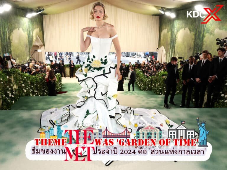 ธีมของงาน Met Gala ประจำปี 2024 คือ ‘สวนแห่งกาลเวลา’