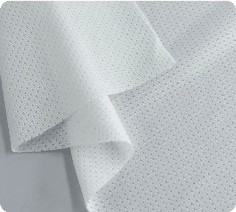 ผ้าตาข่ายรูหัวใจ