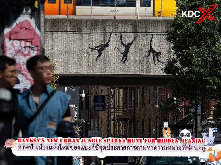 ภาพป่าเมืองแห่งใหม่ของแบงก์ซีจุดประกายให้มีการตามหาความหมายที่ซ่อนอยู่