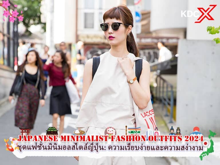 ชุดแฟชั่นมินิมอลสไตล์ญี่ปุ่น: ความเรียบง่ายและความสง่างาม 2024