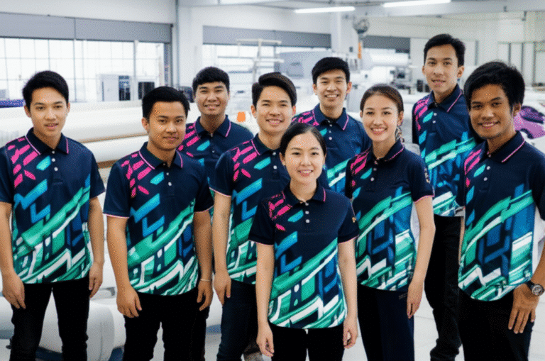 รับผลิตเสื้อพิมพ์ลายนนทบุรี โดยโรงงาน KDC SPORT