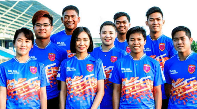 รับผลิตเสื้อพิมพ์ลายบุรีรัมย์ โดยโรงงาน KDC SPORT