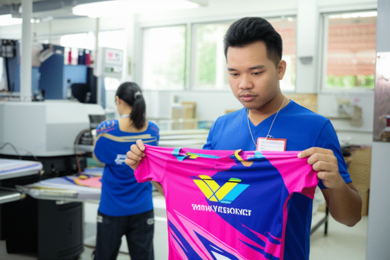 รับผลิตเสื้อพิมพ์ลายราชบุรี โดยโรงงาน KDC SPORT