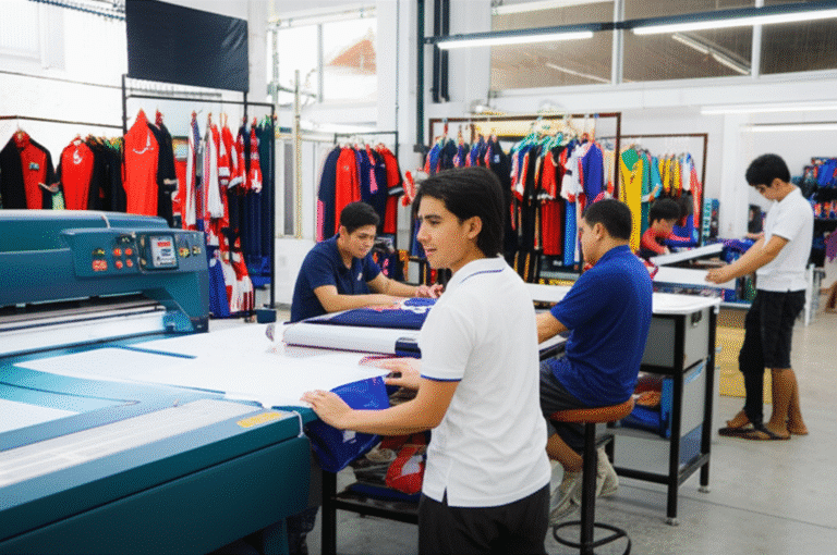 รับผลิตเสื้อพิมพ์ลายลำพูน โดยโรงงาน KDC SPORT