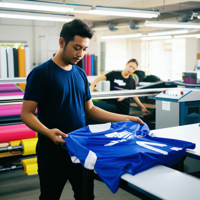 รับผลิตเสื้อพิมพ์ลายลำพูน โดยโรงงาน KDC SPORT