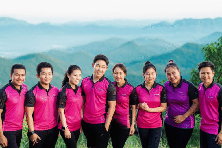 รับผลิตเสื้อพิมพ์ลายเลย โดยโรงงาน KDC SPORT