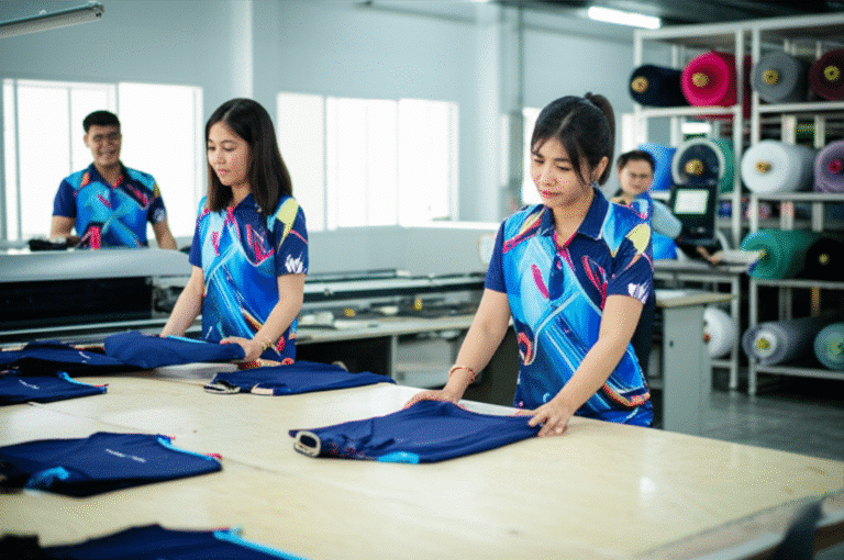 รับผลิตเสื้อพิมพ์ลายสกลนคร โดยโรงงาน KDC SPORT