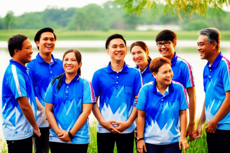 รับผลิตเสื้อพิมพ์ลายสกลนคร โดยโรงงาน KDC SPORT