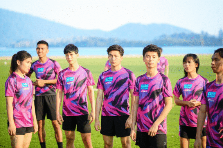 รับผลิตเสื้อพิมพ์ลายสตูล โดยโรงงาน KDC SPORT