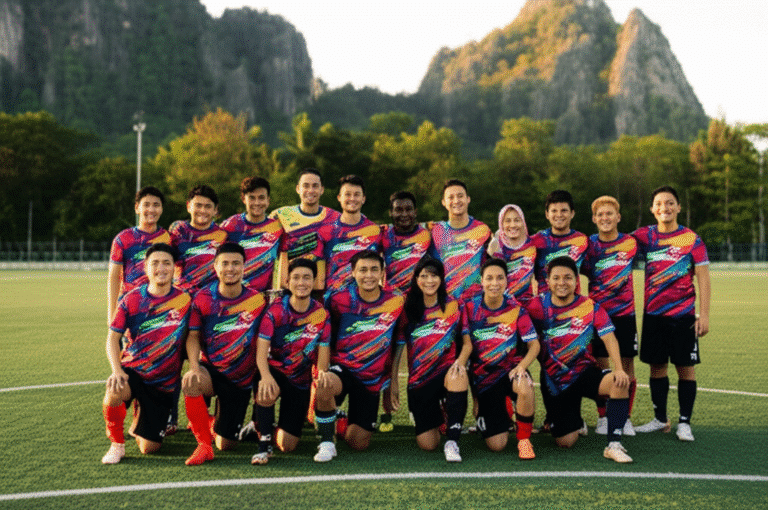 รับผลิตเสื้อพิมพ์ลายสตูล โดยโรงงาน KDC SPORT