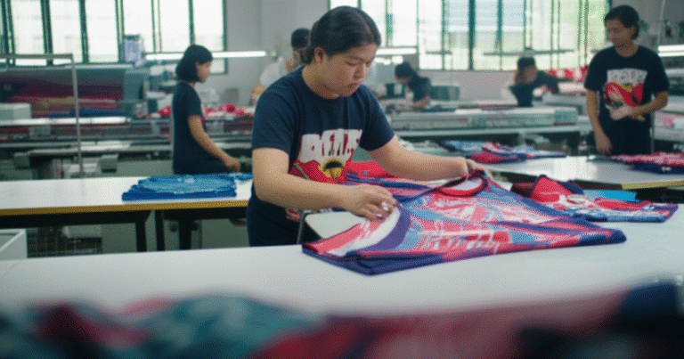 รับผลิตเสื้อพิมพ์ลายสมุทรปราการ โดยโรงงาน KDC SPORT