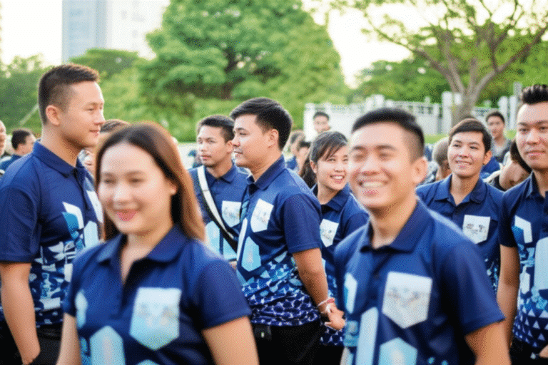 รับผลิตเสื้อพิมพ์ลายสมุทรปราการ โดยโรงงาน KDC SPORT