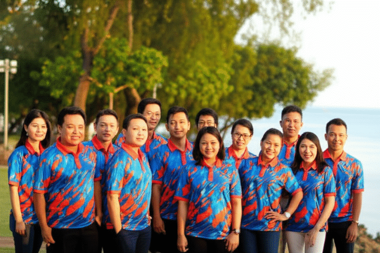 รับผลิตเสื้อพิมพ์ลายสมุทรสาคร โดยโรงงาน KDC SPORT