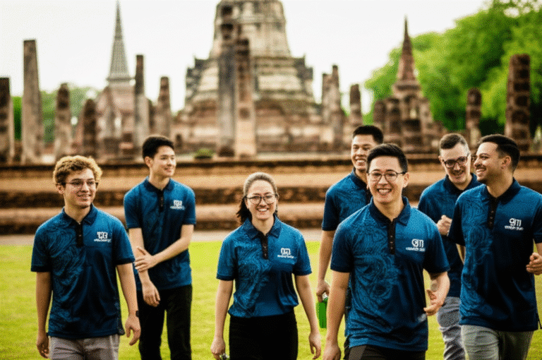 รับผลิตเสื้อพิมพ์ลายสุโขทัย โดยโรงงาน KDC SPORT