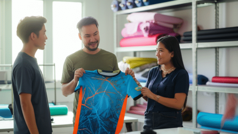 รับผลิตเสื้อพิมพ์ลายสุรินทร์ โดยโรงงาน KDC SPORT