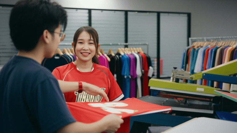 รับผลิตเสื้อพิมพ์ลายสกลนคร โดยโรงงาน KDC SPORT