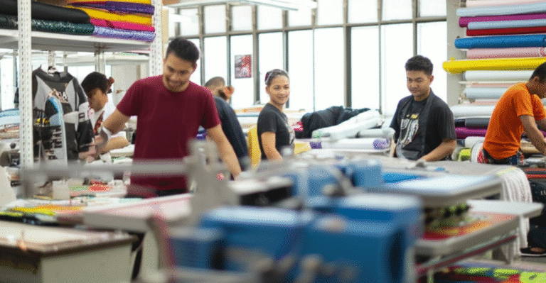 รับผลิตเสื้อพิมพ์ลายสมุทรสาคร โดยโรงงาน KDC SPORT