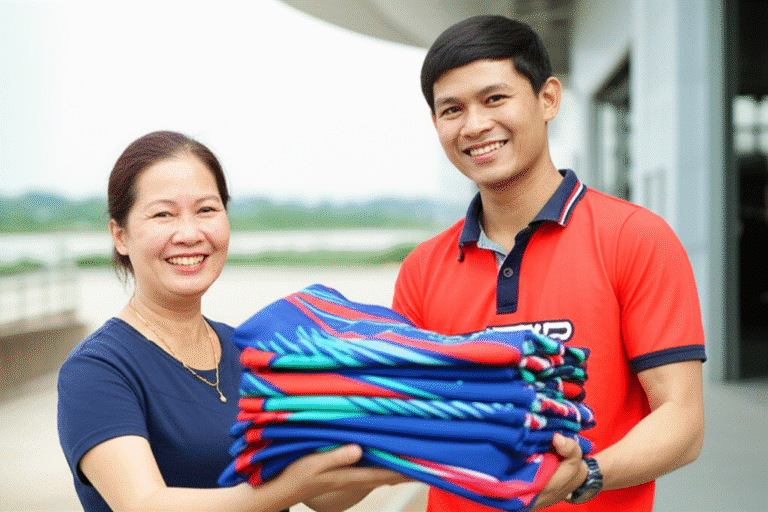 รับผลิตเสื้อพิมพ์ลายหนองคาย โดยโรงงาน KDC SPORT