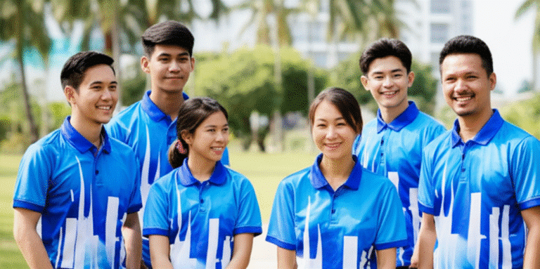 รับผลิตเสื้อพิมพ์ลายอำนาจเจริญ โดยโรงงาน KDC SPORT