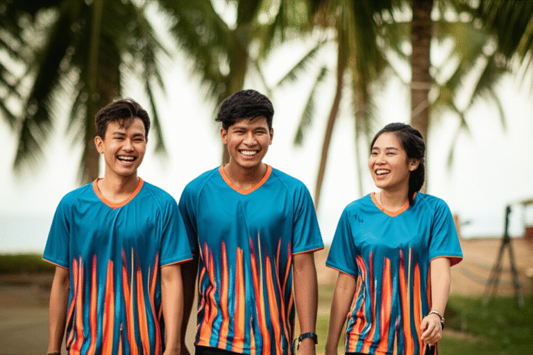 รับผลิตเสื้อพิมพ์ลาย ชุมพร โดยโรงงาน KDC SPORT