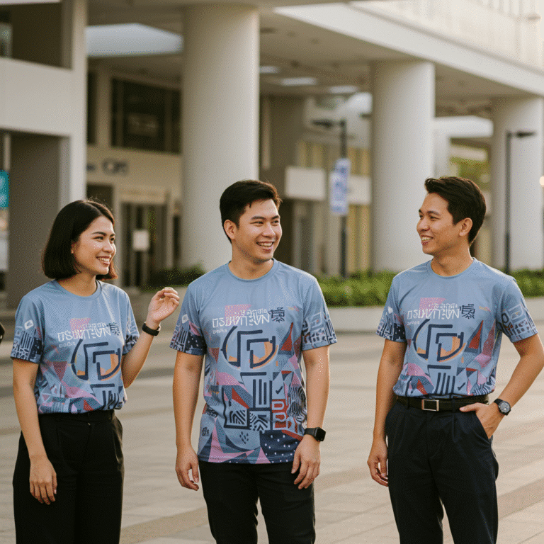 รับผลิตเสื้อพิมพ์ลาย นครราชสีมา โดยโรงงาน KDC SPORT