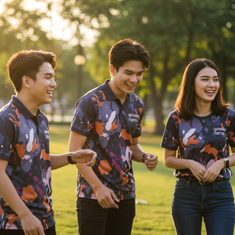 รับผลิตเสื้อพิมพ์ลาย นครสวรรค์ โดยโรงงาน KDC SPORT