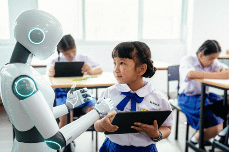 ครู AI เข้าโรงเรียนรัฐแล้ว! อนาคตเด็กไทยฝากไว้กับหุ่นยนต์?