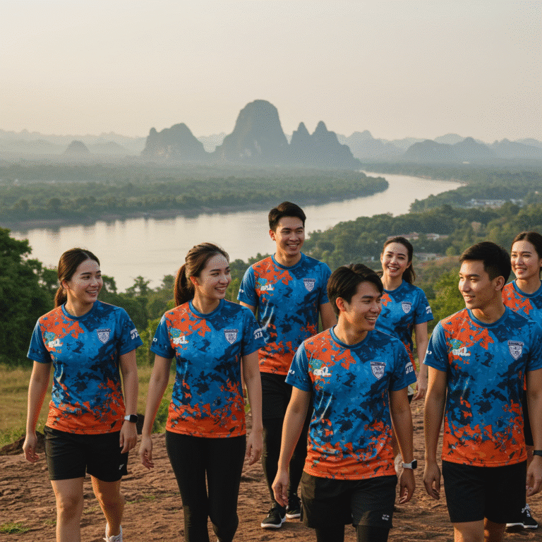 รับผลิตเสื้อพิมพ์ลาย บึงกาฬ โดยโรงงาน KDC SPORT