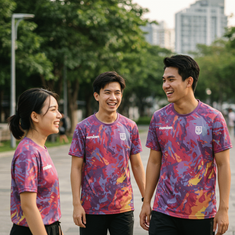 รับผลิตเสื้อพิมพ์ลาย มหาสารคาม โดยโรงงาน KDC SPORT