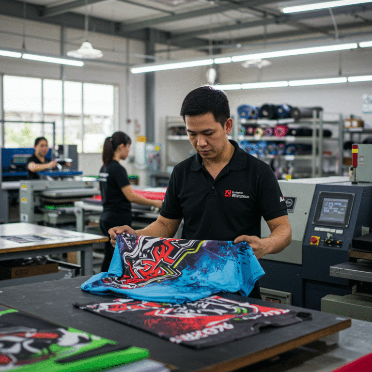 รับผลิตเสื้อพิมพ์ลาย สิงห์บุรี โดยโรงงาน KDC SPORT