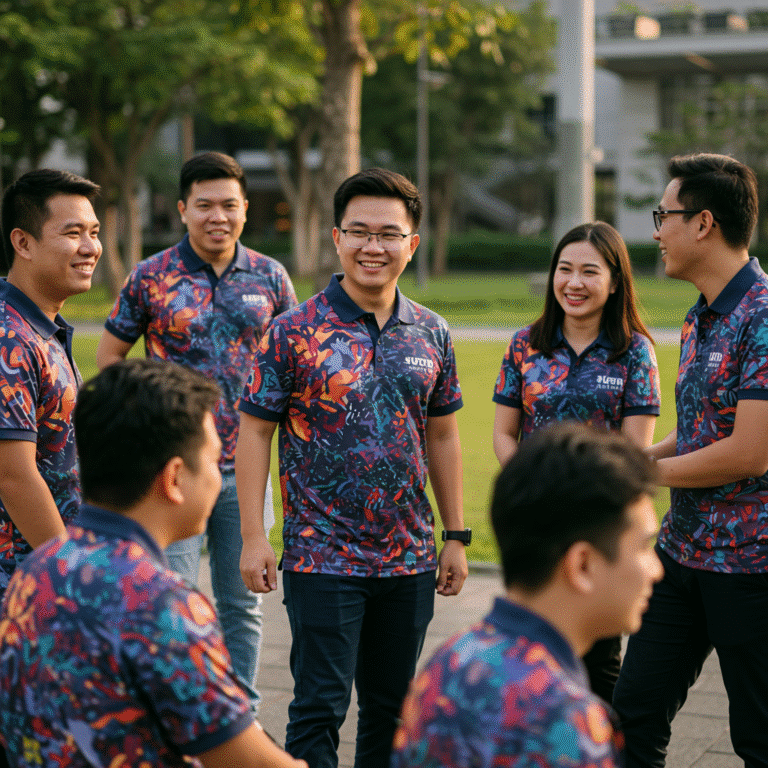 รับผลิตเสื้อพิมพ์ลาย สุรินทร์ โดยโรงงาน KDC SPORT