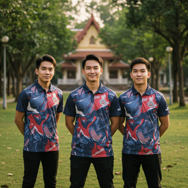 รับผลิตเสื้อพิมพ์ลาย อุทัยธานี โดยโรงงาน KDC SPORT