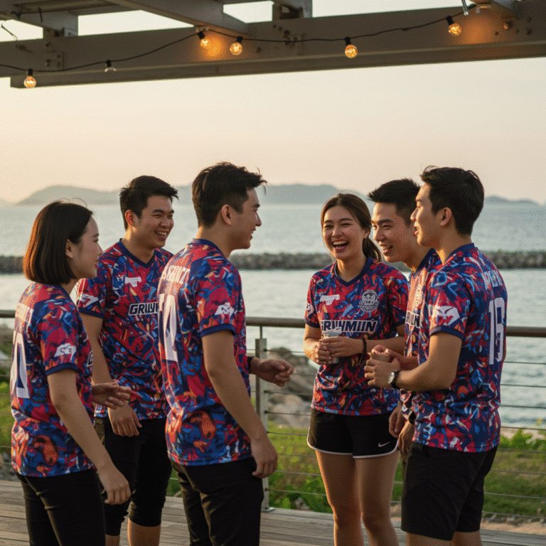 รับผลิต เสื้อพิมพ์ลาย ชลบุรี โดยโรงงาน KDC SPORT