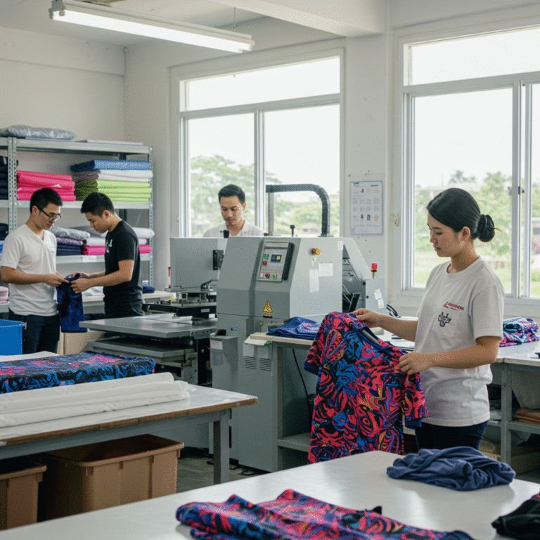 รับผลิต เสื้อพิมพ์ลาย ชัยนาท โดยโรงงาน KDC SPORT