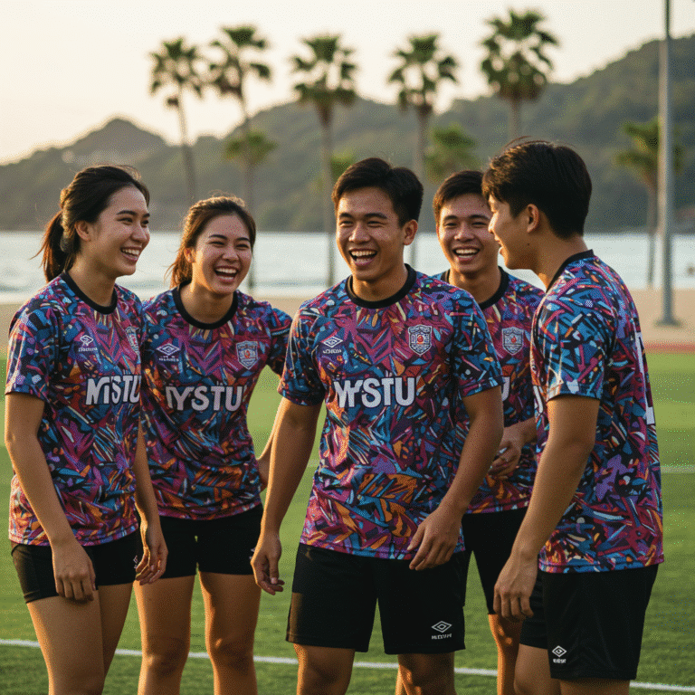 รับผลิต เสื้อพิมพ์ลาย ชุมพร โดยโรงงาน KDC SPORT