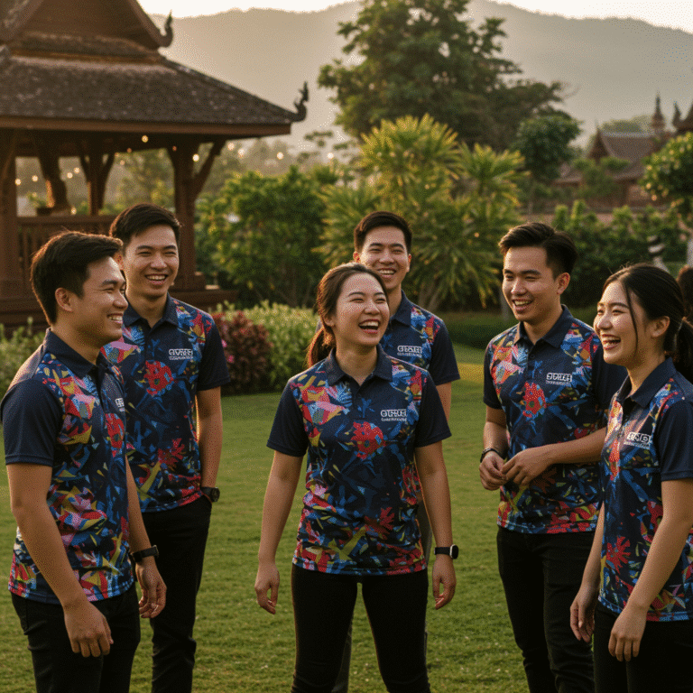 รับผลิต เสื้อพิมพ์ลาย เชียงใหม่ โดยโรงงาน KDC SPORT