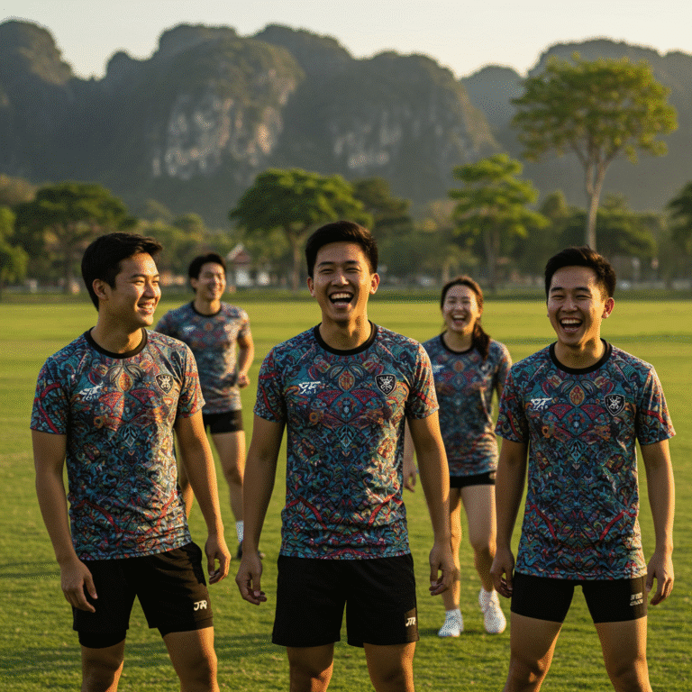 รับผลิต เสื้อพิมพ์ลาย ตรัง โดยโรงงาน KDC SPORT