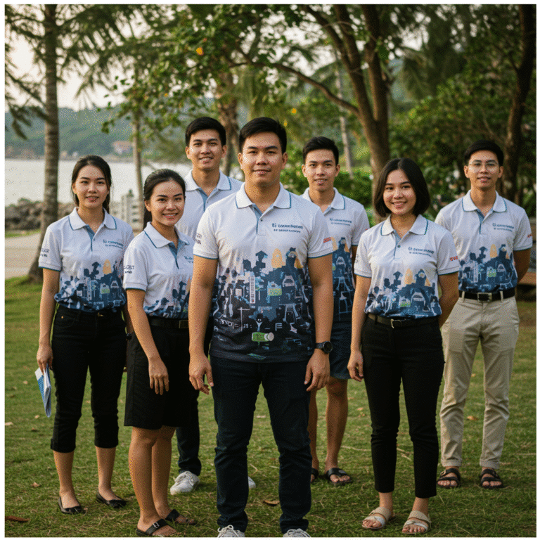 รับผลิต เสื้อพิมพ์ลาย ตราด โดยโรงงาน KDC SPORT