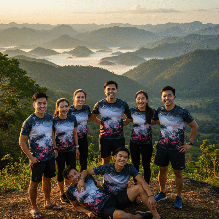 รับผลิต เสื้อพิมพ์ลาย น่าน โดยโรงงาน KDC SPORT