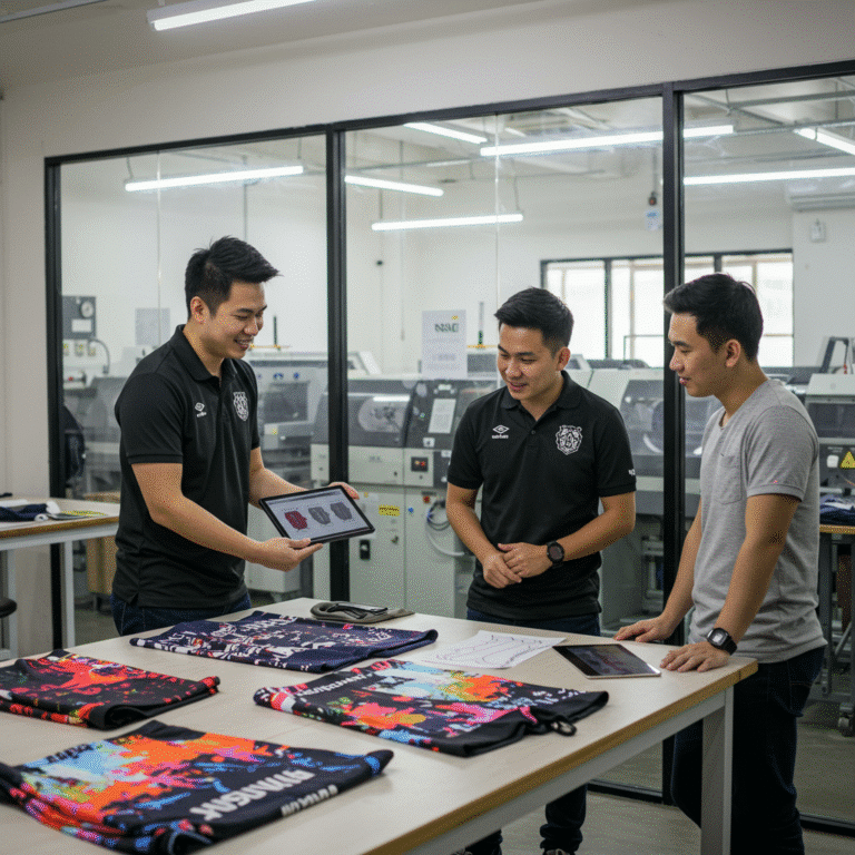 รับผลิต เสื้อพิมพ์ลาย บึงกาฬ โดยโรงงาน KDC SPORT