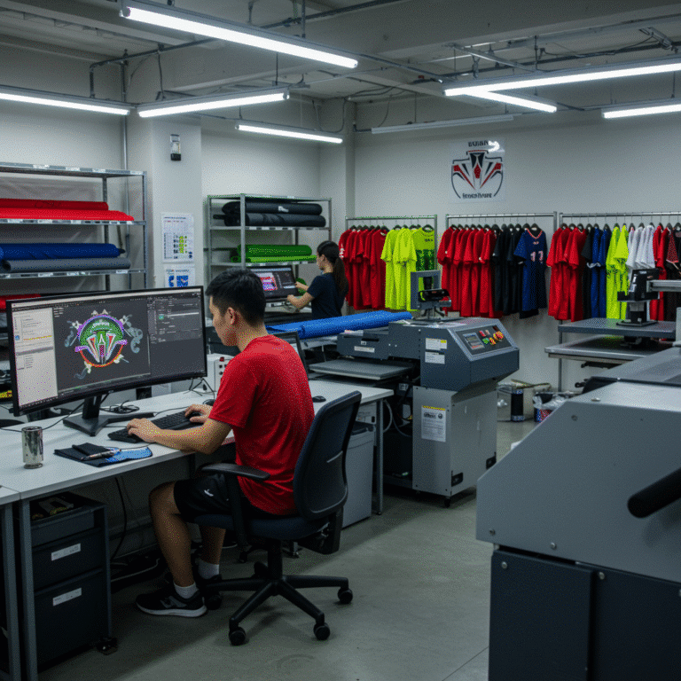 รับผลิต เสื้อพิมพ์ลาย บุรีรัมย์ โดยโรงงาน KDC SPORT