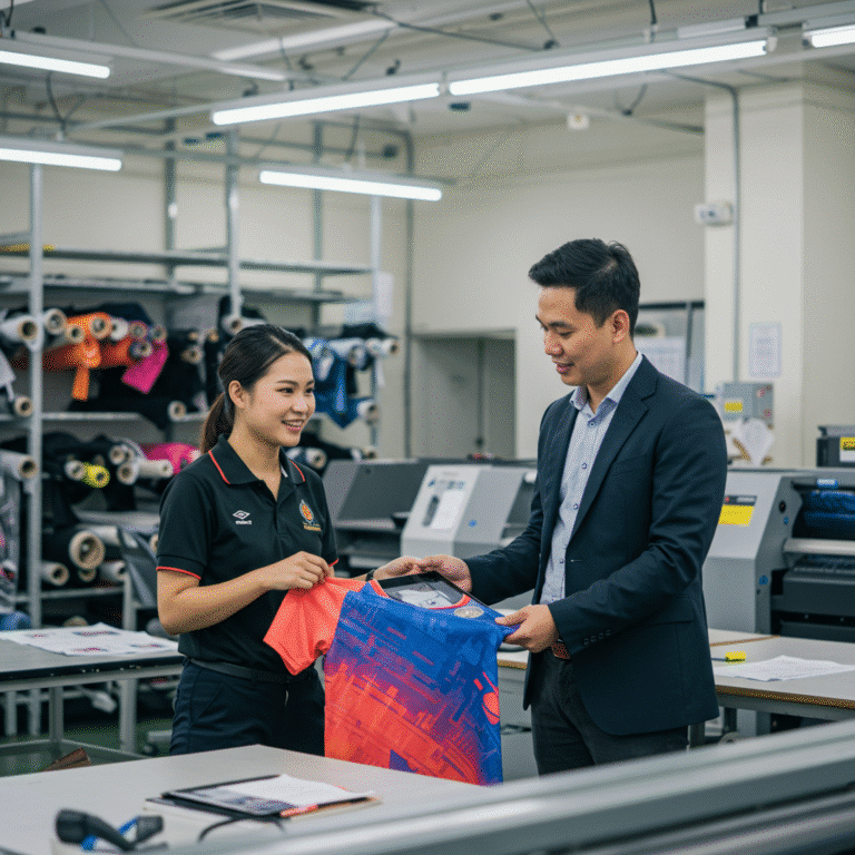 รับผลิต เสื้อพิมพ์ลาย ปทุมธานี โดยโรงงาน KDC SPORT