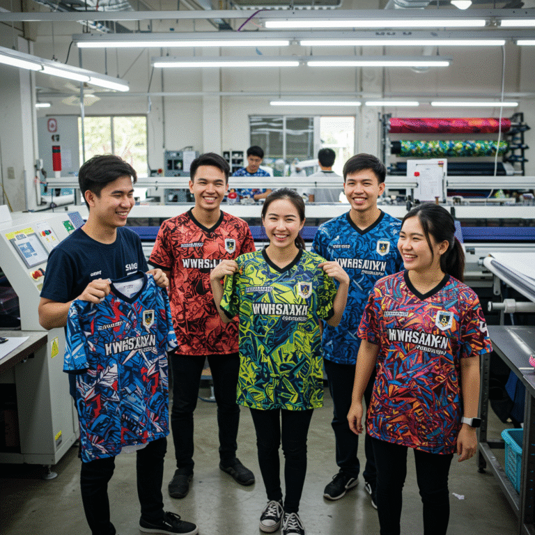 รับผลิต เสื้อพิมพ์ลาย พัทลุง โดยโรงงาน KDC SPORT