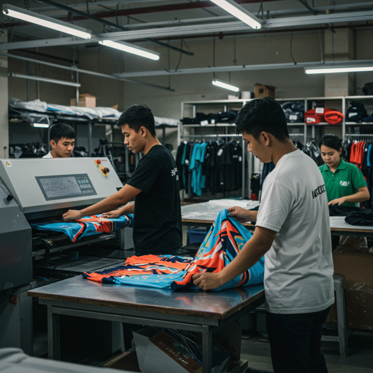 รับผลิต เสื้อพิมพ์ลาย ลพบุรี โดยโรงงาน KDC SPORT