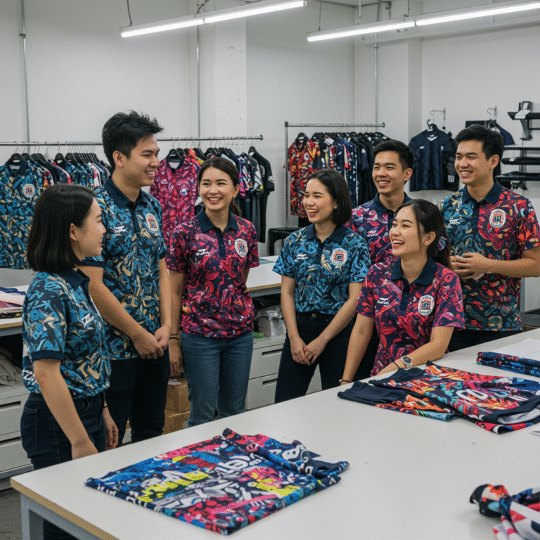 รับผลิต เสื้อพิมพ์ลาย ลำพูน โดยโรงงาน KDC SPORT