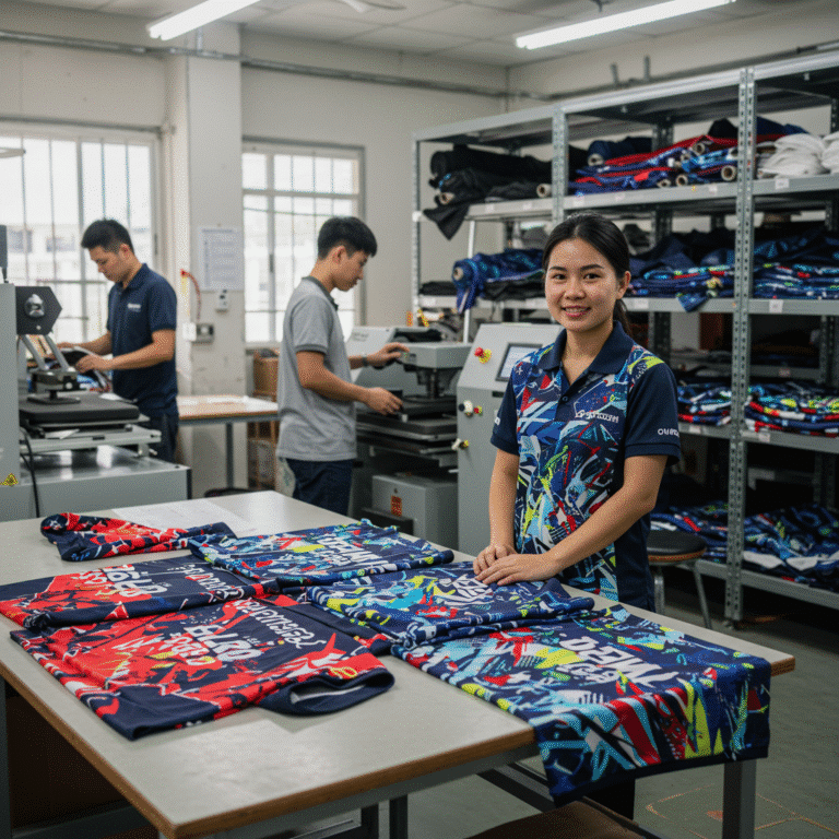 รับผลิต เสื้อพิมพ์ลาย สตูล โดยโรงงาน KDC SPORT