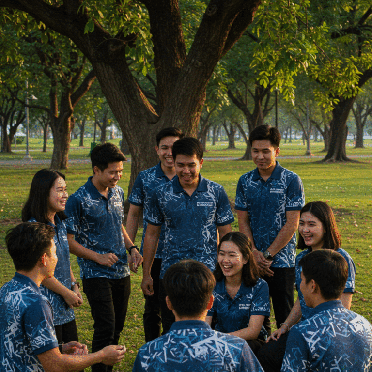 รับผลิต เสื้อพิมพ์ลาย สิงห์บุรี โดยโรงงาน KDC SPORT