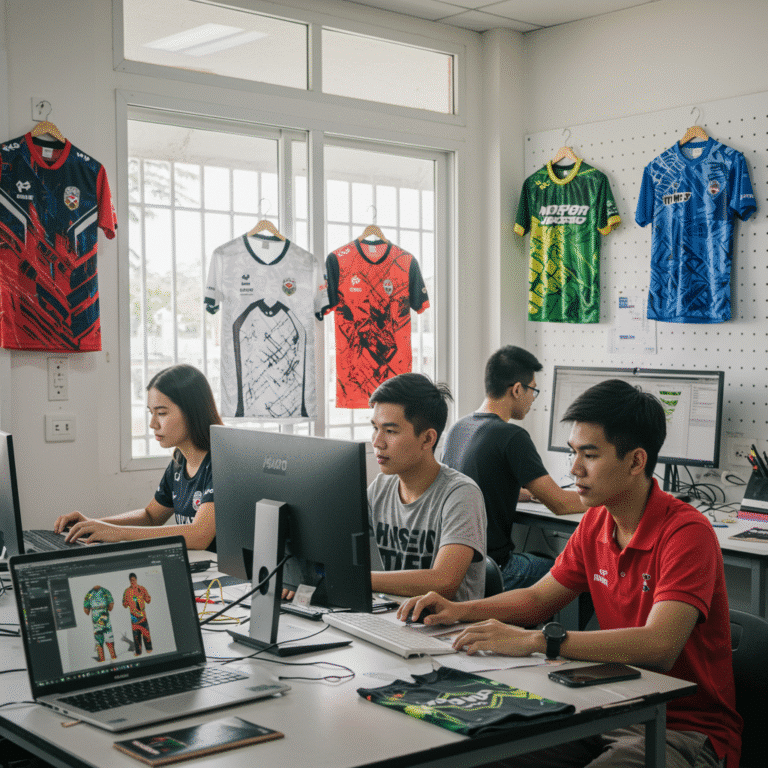 รับผลิต เสื้อพิมพ์ลาย สุโขทัย โดยโรงงาน KDC SPORT