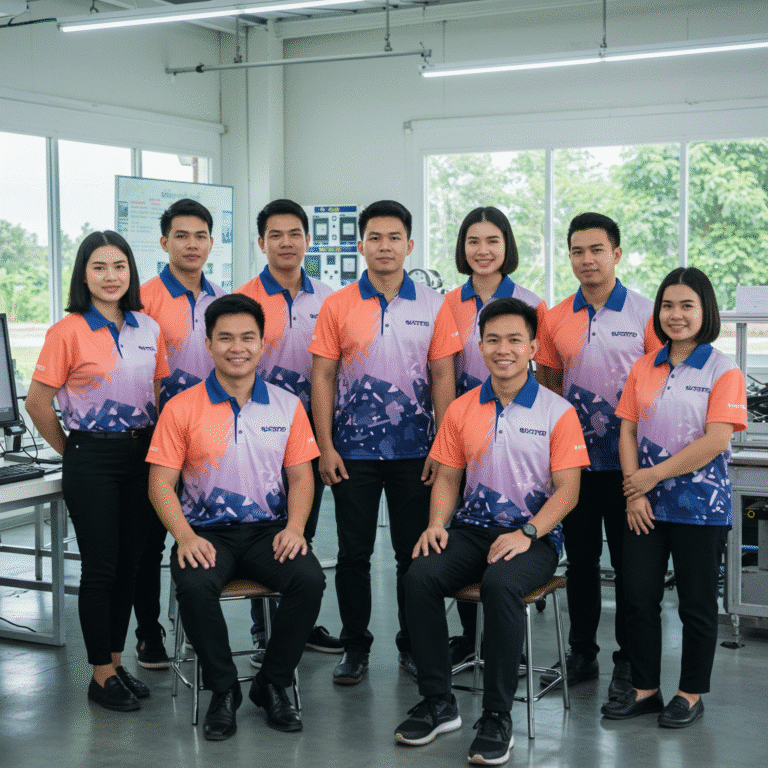 รับผลิต เสื้อพิมพ์ลาย อำนาจเจริญ โดยโรงงาน KDC SPORT
