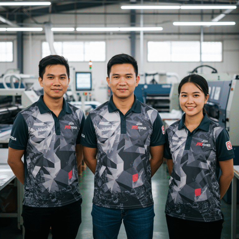 รับผลิต เสื้อพิมพ์ลาย อุบลราชธานี โดยโรงงาน KDC SPORT